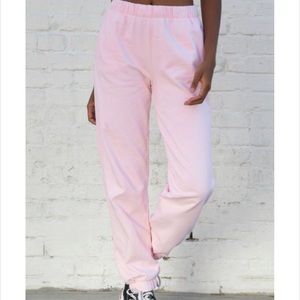Brandy Melville Rosa Sweatpants